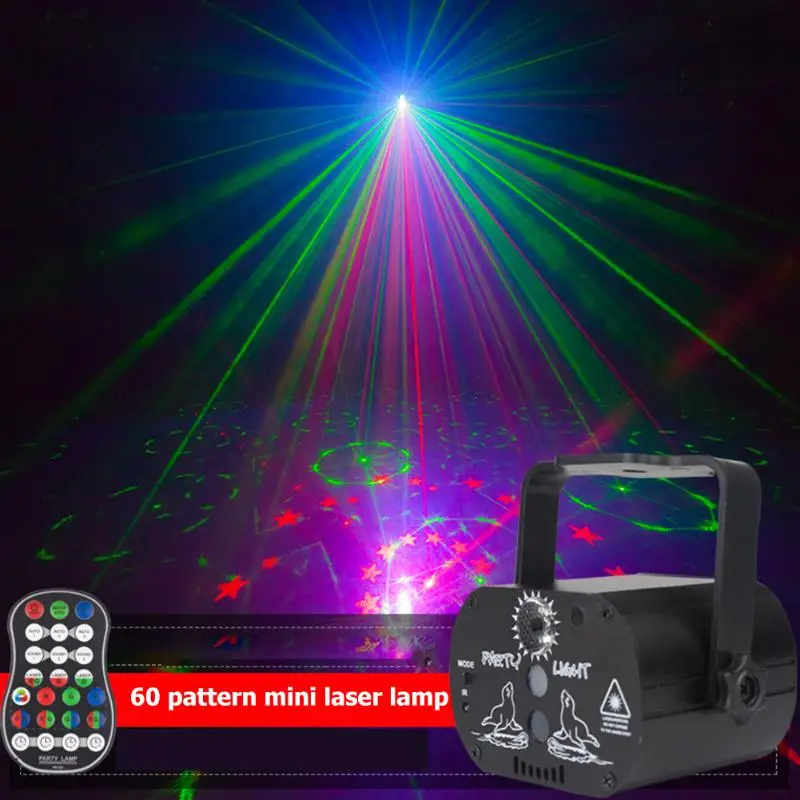 RGB 60 Patterns LED Disco Light 5V USB Remote MINI Laser Projection Lamp Stage Lighting Show for Home Party KTV DJ Dance Floor
RGB 60 Patterns LED Disco Light 5V USB Remote MINI Laser Projection Lamp Stage Lighting Show for Home Party KTV DJ Dance Floor