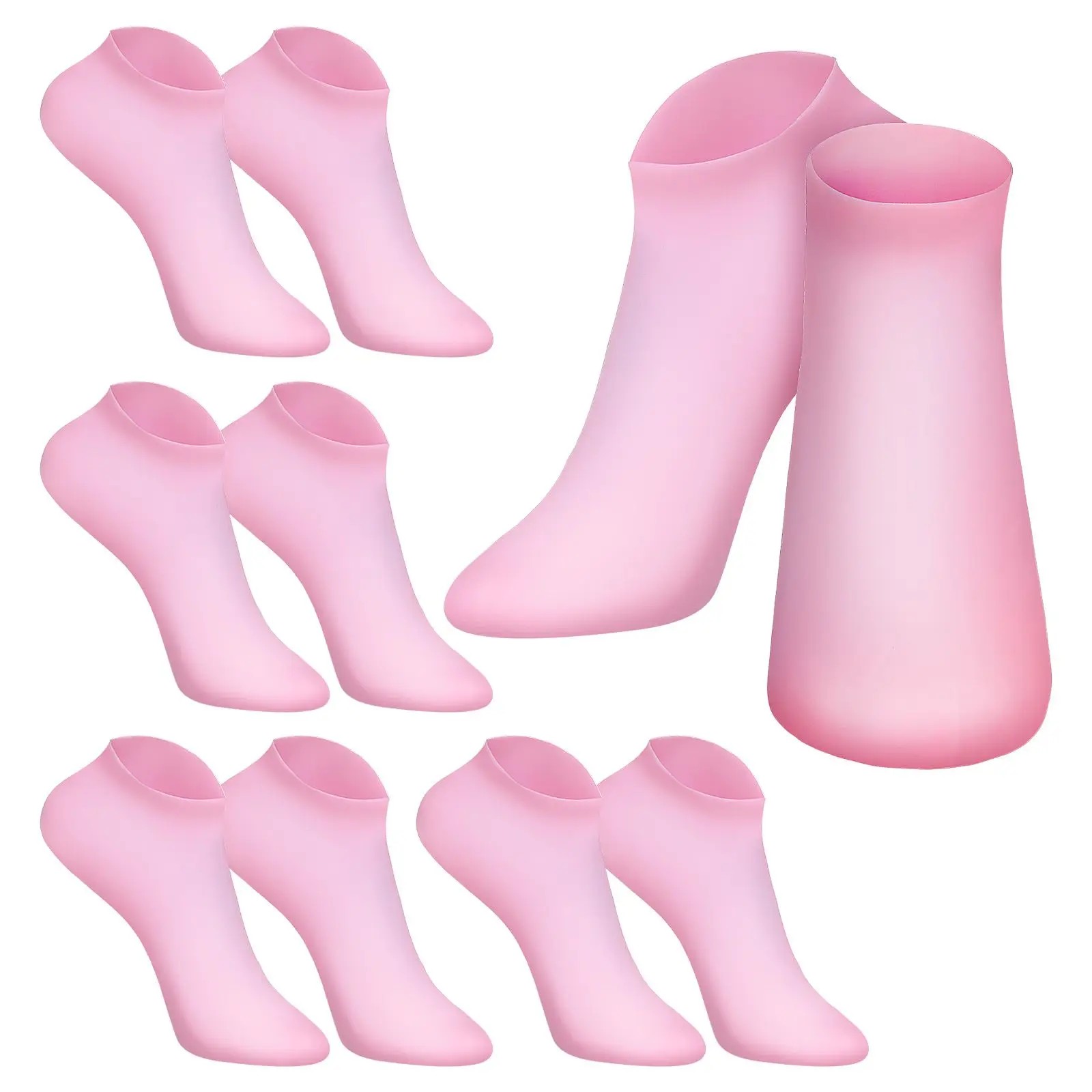 5 Pairs Silicone Socks Women Foot Care Moisturizing Gel Socks Elastic Resilience Easy Application Home Travel
5 Pairs Silicone Socks Women Foot Care Moisturizing Gel Socks Elastic Resilience Easy Application Home Travel