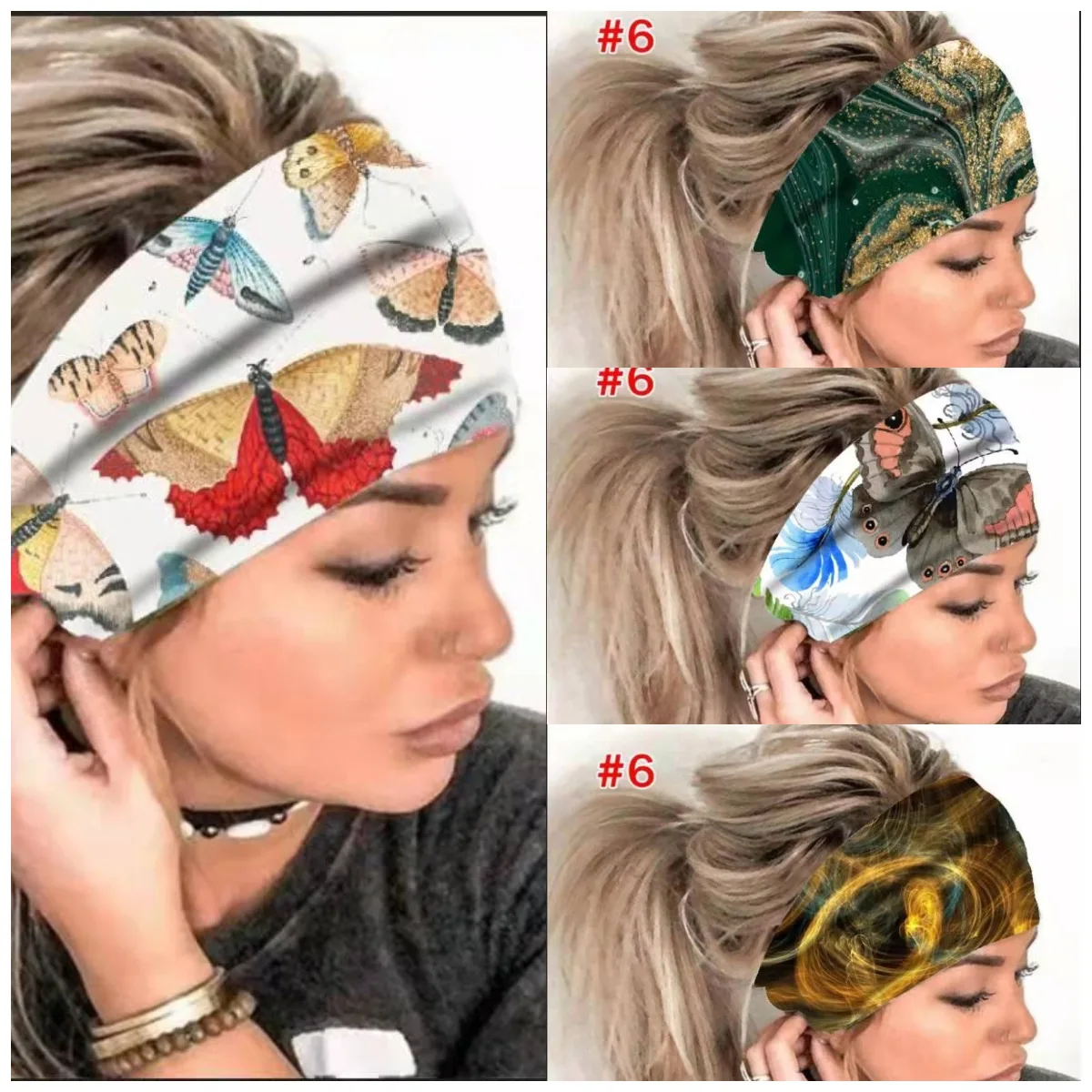 Sports Headband Print, Butterfly Pattern, Stretch Sports Sweat Wicker, Wide Version Headband for Women
Sports Headband Print, Butterfly Pattern, Stretch Sports Sweat Wicker, Wide Version Headband for Women