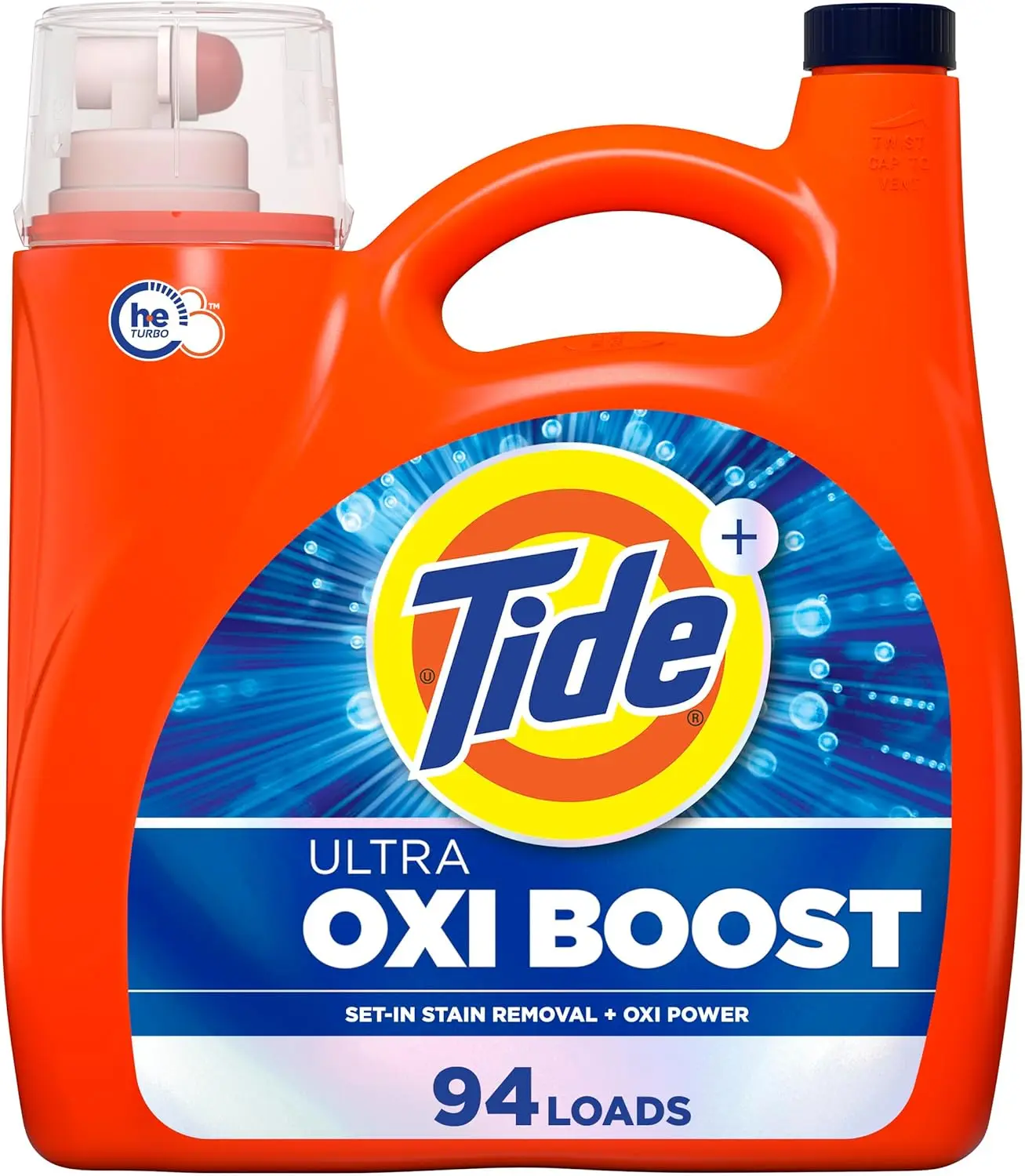 Жидкое моющее средство для стирки Ultra Oxi Boost, 132 жидких унций (на 94 стирки), усовершенствованный пятновыводитель с дополнительной мощью
Жидкое моющее средство для стирки Ultra Oxi Boost, 132 жидких унций (на 94 стирки), усовершенствованный пятновыводитель с дополнительной мощью