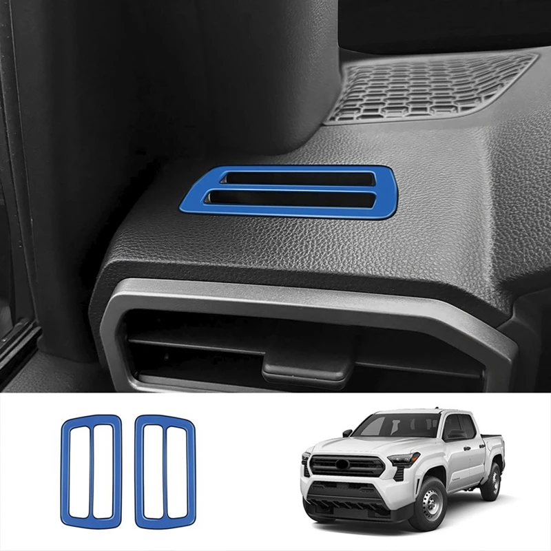 Car Instrument Panel Air Outlet Frame For Toyota TACOMA 2024 A/C Air Outlet Trim Stickers Car Parts Blue
Car Instrument Panel Air Outlet Frame For Toyota TACOMA 2024 A/C Air Outlet Trim Stickers Car Parts Blue