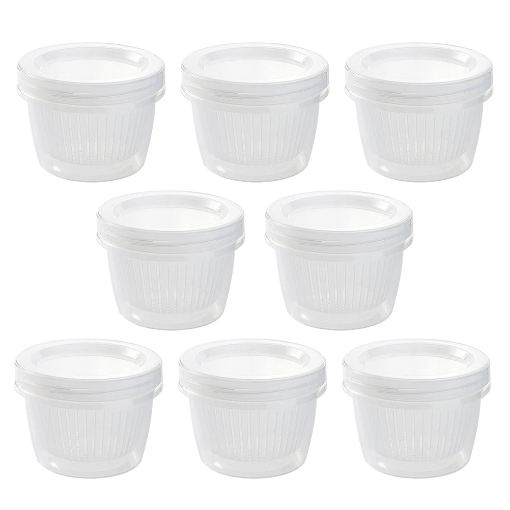 Drain Seal Box for Onion Ginger Garlic Crisper Containers with Storage Compartment Refrigerator Cup Round Plastic
Drain Seal Box for Onion Ginger Garlic Crisper Containers with Storage Compartment Refrigerator Cup Round Plastic
