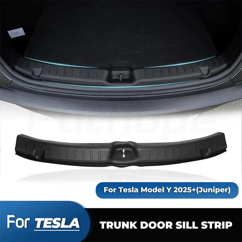 Крышка на порог багажника TPE для Tesla New Model Y Juniper Launch 2025+, аксессуар для защиты от царапин
Крышка на порог багажника TPE для Tesla New Model Y Juniper Launch 2025+, аксессуар для защиты от царапин