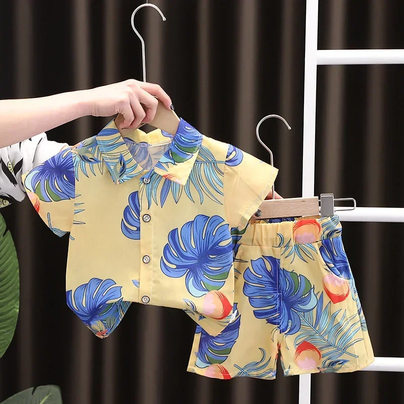 New Summer Children Clothes Suit Baby Boys Girls Printed Shirt Shorts 2Pcs/Sets Toddler Casual Costume Infant Kids Sportswear
New Summer Children Clothes Suit Baby Boys Girls Printed Shirt Shorts 2Pcs/Sets Toddler Casual Costume Infant Kids Sportswear