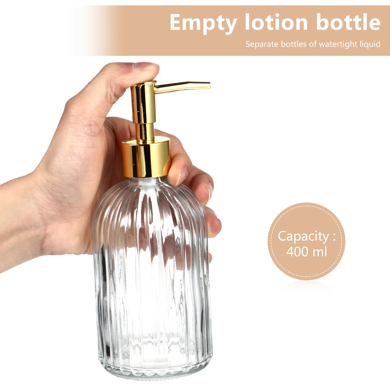 2Pcs 400ml Press Type Lotion Dispenser Bottles Home Hotel Use Lotion Dispenser Bottles Pump Bottle
2Pcs 400ml Press Type Lotion Dispenser Bottles Home Hotel Use Lotion Dispenser Bottles Pump Bottle