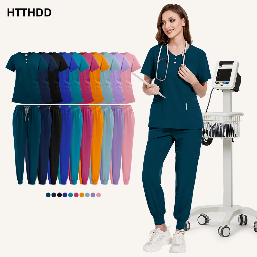 Nursing Scrubs Anti Wrinkle Nurse Uniform Women Clinic Medical Scrubs Beauty Uniform for Women Salon Aesthetic Uniforms Workwear
Nursing Scrubs Anti Wrinkle Nurse Uniform Women Clinic Medical Scrubs Beauty Uniform for Women Salon Aesthetic Uniforms Workwear