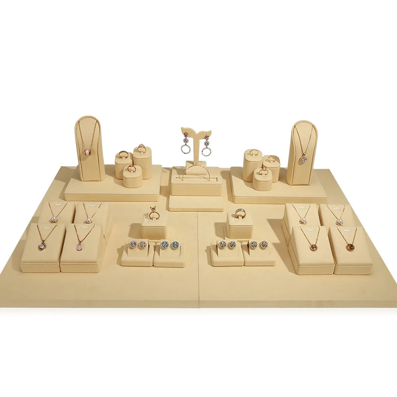 New Jewelry Display Stand Ultra Fiber Portrait Model Jewelry Rack Necklace Ring Bracelet Earring Jewelry Display Props
New Jewelry Display Stand Ultra Fiber Portrait Model Jewelry Rack Necklace Ring Bracelet Earring Jewelry Display Props