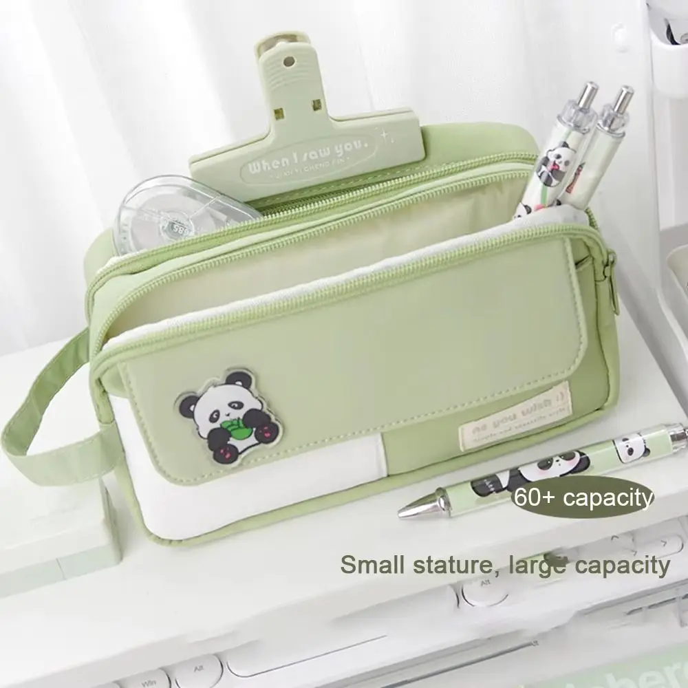 Simplicity Fashion 3 Layer Portable Pen Pouch Large Capacity Zipper Pencil Case Anti Fouling Wear-resistant Pen Bag Students
Simplicity Fashion 3 Layer Portable Pen Pouch Large Capacity Zipper Pencil Case Anti Fouling Wear-resistant Pen Bag Students
