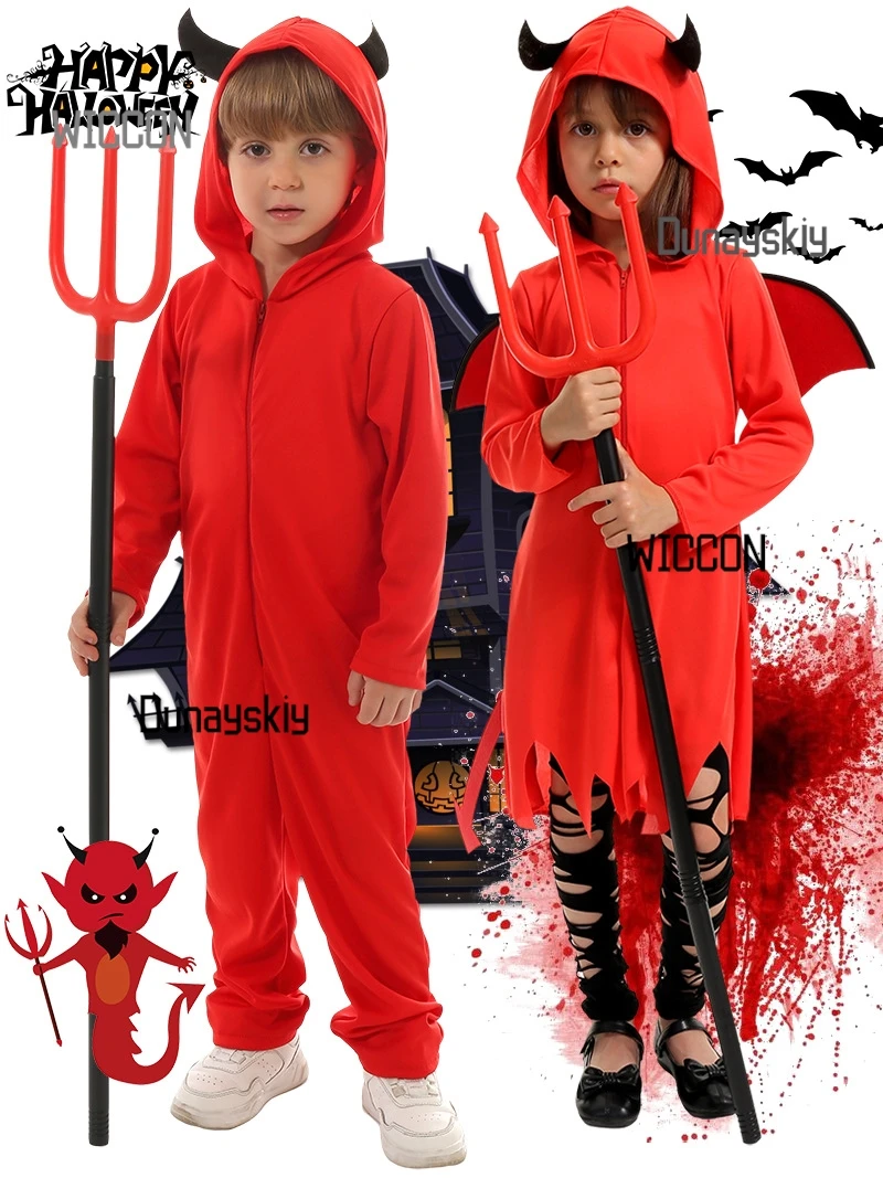 Devil Costume – Halloween Stage Play Satan Cosplay Outfit Winged Cape + Horn Headband, School Performance Approved
Devil Costume – Halloween Stage Play Satan Cosplay Outfit Winged Cape + Horn Headband, School Performance Approved