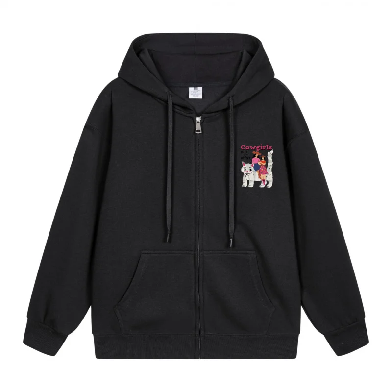 Men's Zip-Up Hoodie Cartoon Characters On Black Hoodie 2025 New Style Casual Couples’ Style Casual and Loose
Men's Zip-Up Hoodie Cartoon Characters On Black Hoodie 2025 New Style Casual Couples’ Style Casual and Loose