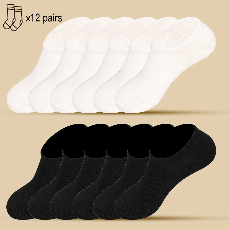 12 пар унисекс повседневных дышащих простых модных черно-белых однотонных универсальных удобных впитывающих пот носков
12 пар унисекс повседневных дышащих простых модных черно-белых однотонных универсальных удобных впитывающих пот носков