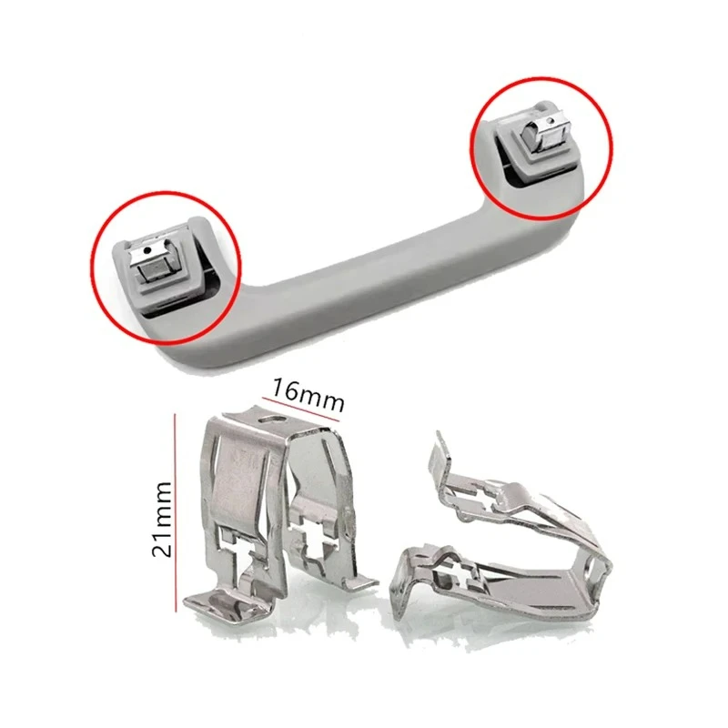 For Audi A4 B8 B9 A6 C6 C7 Q3 Q5 Car Interior Roof Handle Fixing Iron Clip Roof Buckle Handle Clip
For Audi A4 B8 B9 A6 C6 C7 Q3 Q5 Car Interior Roof Handle Fixing Iron Clip Roof Buckle Handle Clip