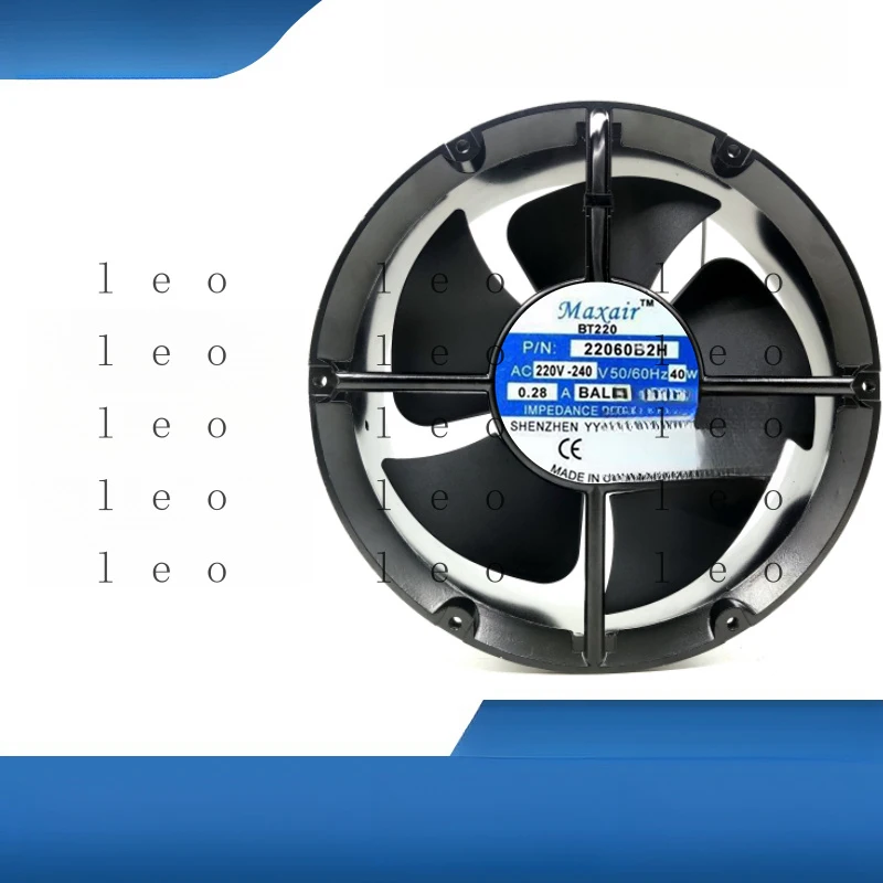 for Maxair/BT220 BT22060B2H 220V 22060 40W circular bearing AC cooling fan
for Maxair/BT220 BT22060B2H 220V 22060 40W circular bearing AC cooling fan