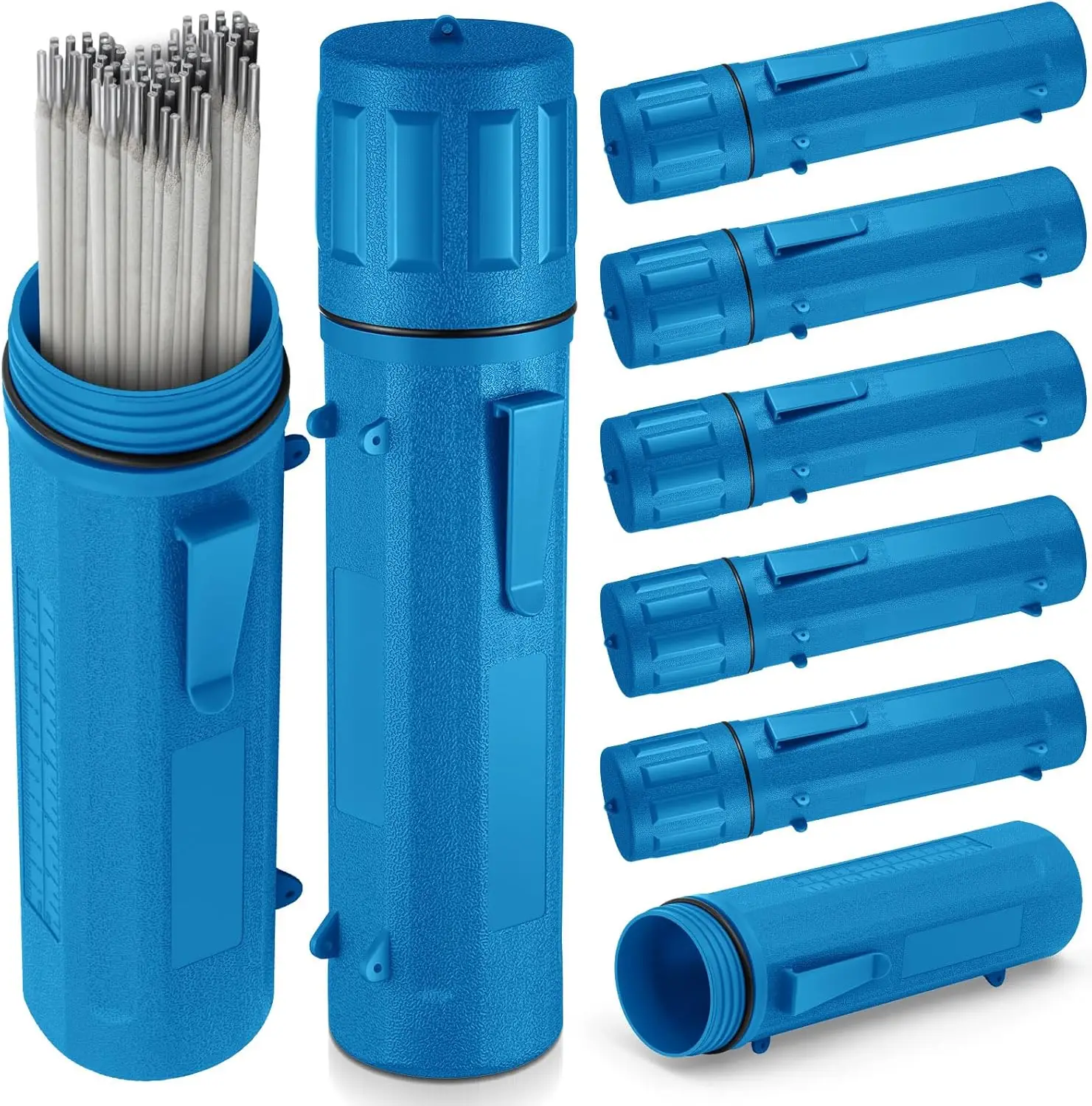 8-Piece Welding Rod Holder Set, 14-Inch Airproof and Waterproof Storage Tubes for Electrode Protection
8-Piece Welding Rod Holder Set, 14-Inch Airproof and Waterproof Storage Tubes for Electrode Protection