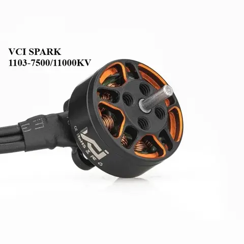 VCI SPARK 1103 Micro Brushless Motor – 7500KV/11000KV, Ultralight, Upgraded, Perfect for FPV Drone DIY Projects