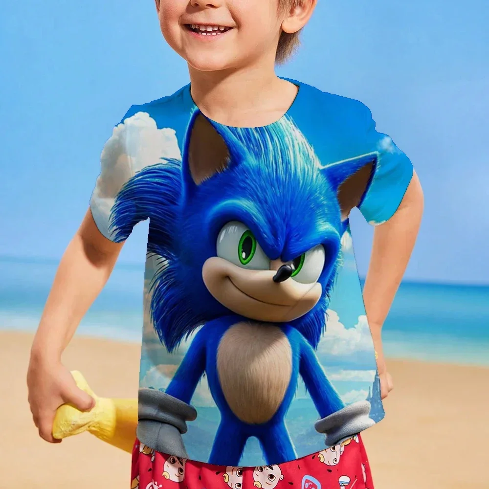 Animation Cosplay Clothing Accessories T-shirt 2025 Children's Clothes Movie Sonic 3D for Kids Boys and Girls Cartoon Printing
Animation Cosplay Clothing Accessories T-shirt 2025 Children's Clothes Movie Sonic 3D for Kids Boys and Girls Cartoon Printing