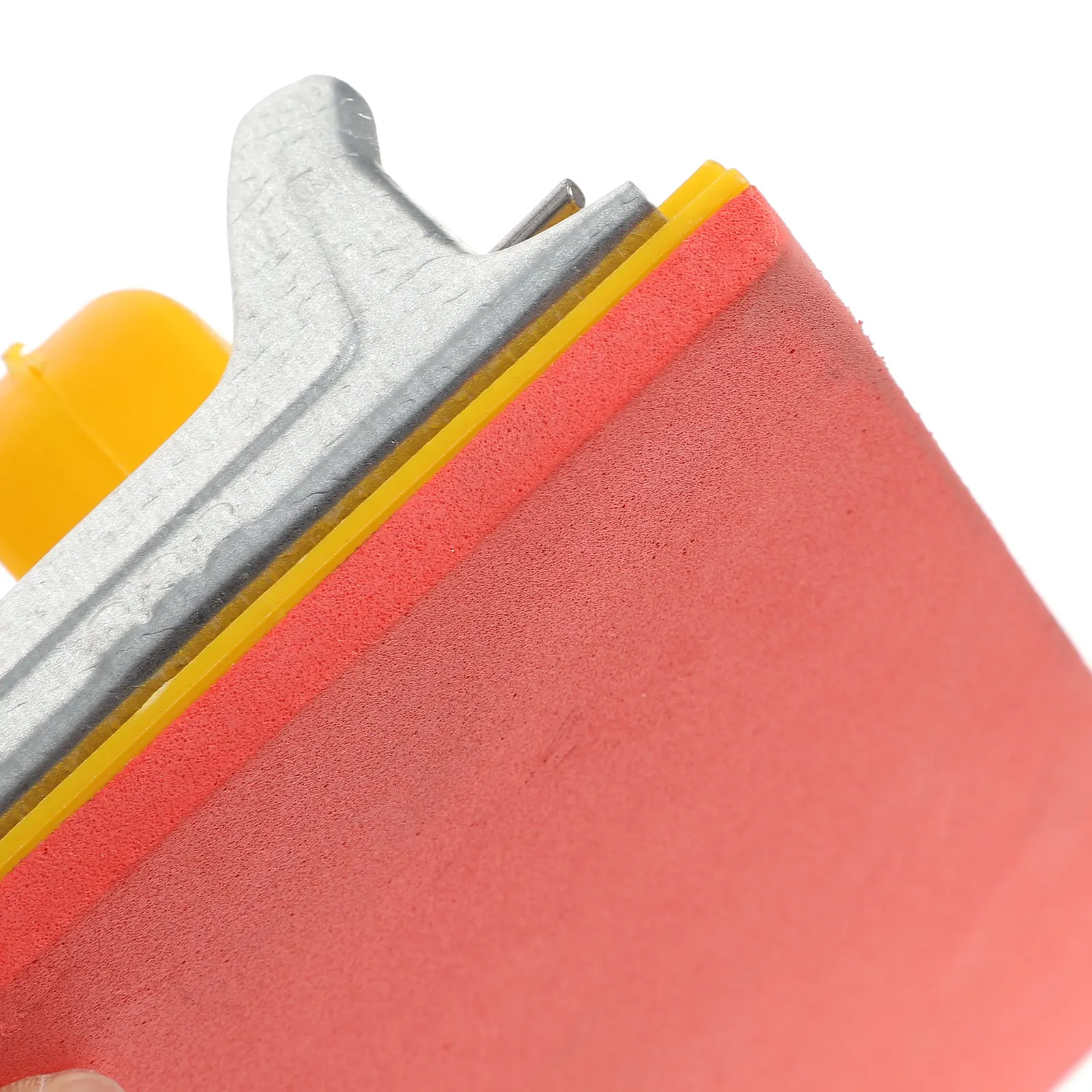 Sandpaper Holder Lightweight Comfort Grip Iron Plate Wet Dry Yellow Wall Sanding Wood Metal Surface Finishing Tool
Sandpaper Holder Lightweight Comfort Grip Iron Plate Wet Dry Yellow Wall Sanding Wood Metal Surface Finishing Tool