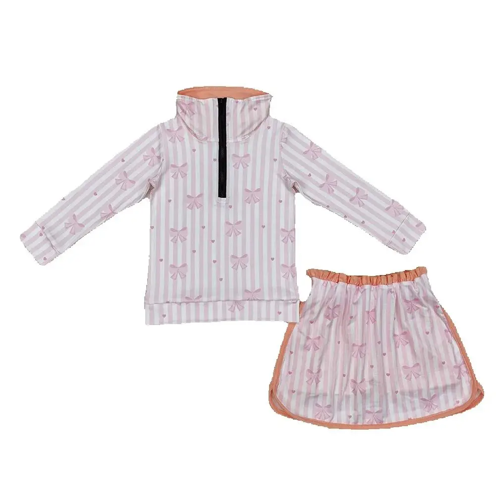 3.11 GLD1004 Girls Butterfly Knot Pattern Pink Stripes White Zipper Long Sleeve Skirt Set Cute Casual Outfit for Kids
3.11 GLD1004 Girls Butterfly Knot Pattern Pink Stripes White Zipper Long Sleeve Skirt Set Cute Casual Outfit for Kids