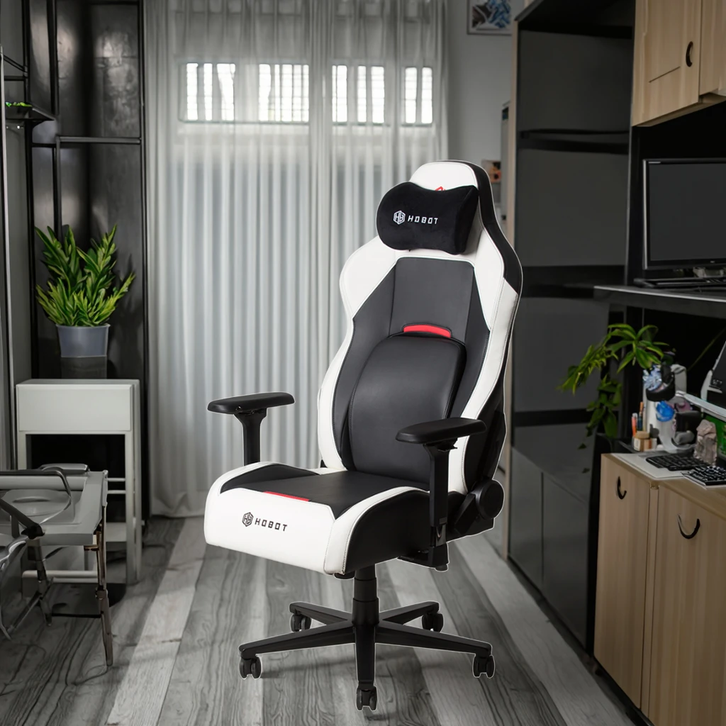 Ergonomic Executive Lumbar Support 4D Adjustable Armrests Reclining PU Leather Gaming Chair With Metal Frame
Ergonomic Executive Lumbar Support 4D Adjustable Armrests Reclining PU Leather Gaming Chair With Metal Frame