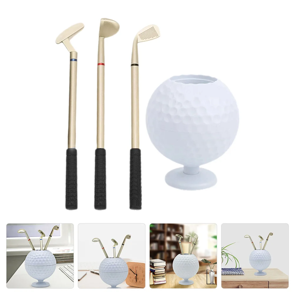 Golf Ball Plastic Golfing Adornment Desk Pencil Holder Accessories Stationery Pens 
Golf Ball Plastic Golfing Adornment Desk Pencil Holder Accessories Stationery Pens