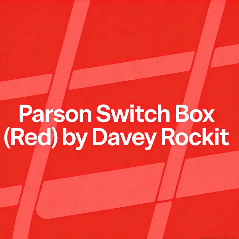 Parson Switch Box (Red) by Davey Rockit Magic Tricks Gimmick Card Turn Card Box Into Switching Device Magician
Parson Switch Box (Red) by Davey Rockit Magic Tricks Gimmick Card Turn Card Box Into Switching Device Magician