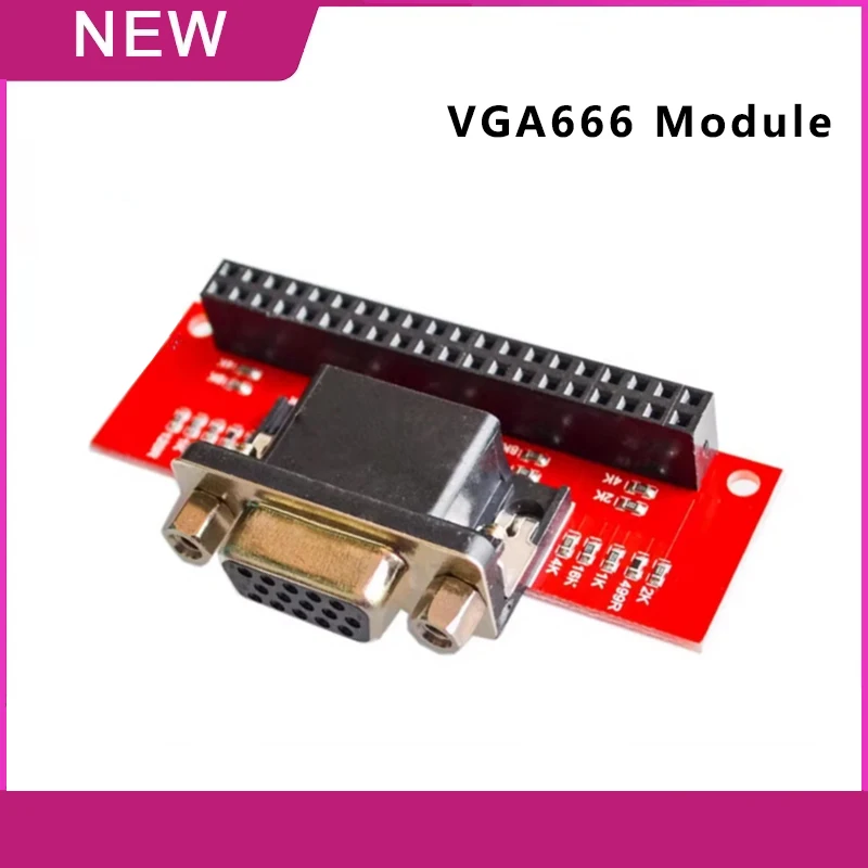 VGA666 Module Raspberry Pi 3 B +/2 Generation/B+Adapter Board Gert-VGA Adapter VGA666 DPI dtovehays module
VGA666 Module Raspberry Pi 3 B +/2 Generation/B+Adapter Board Gert-VGA Adapter VGA666 DPI dtovehays module