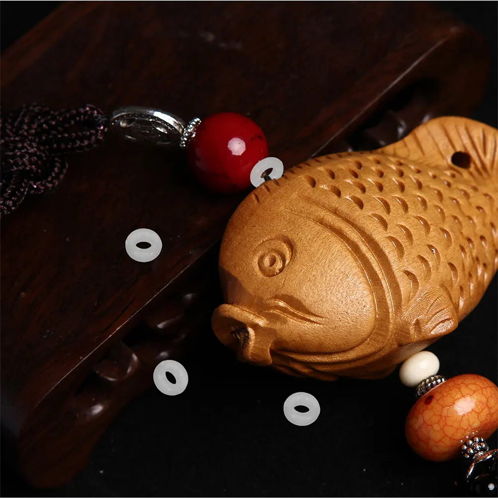 200 Pcs Bracelet Silicone Positioning Ring Beads Silica Gel Keychain Making Supplies
200 Pcs Bracelet Silicone Positioning Ring Beads Silica Gel Keychain Making Supplies