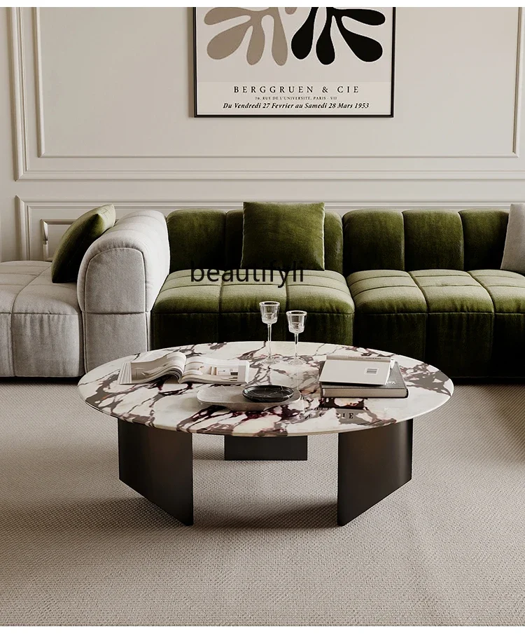 A15 Italian Living Room Home Natural Marble Luxury Stone round Tea Table Modern
A15 Italian Living Room Home Natural Marble Luxury Stone round Tea Table Modern