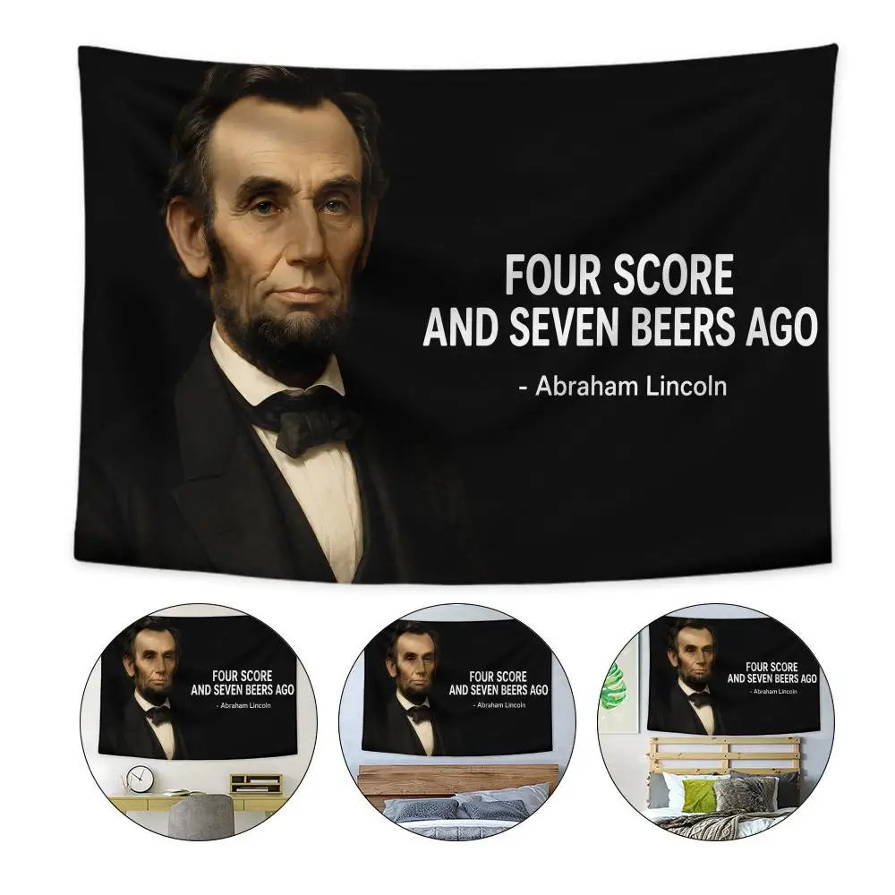Abraham Lincoln Beers Ago Tapestry Custom Home Living Room Bedroom Wall Decor Wallpaper Backdrop Cloth With Clips
Abraham Lincoln Beers Ago Tapestry Custom Home Living Room Bedroom Wall Decor Wallpaper Backdrop Cloth With Clips
