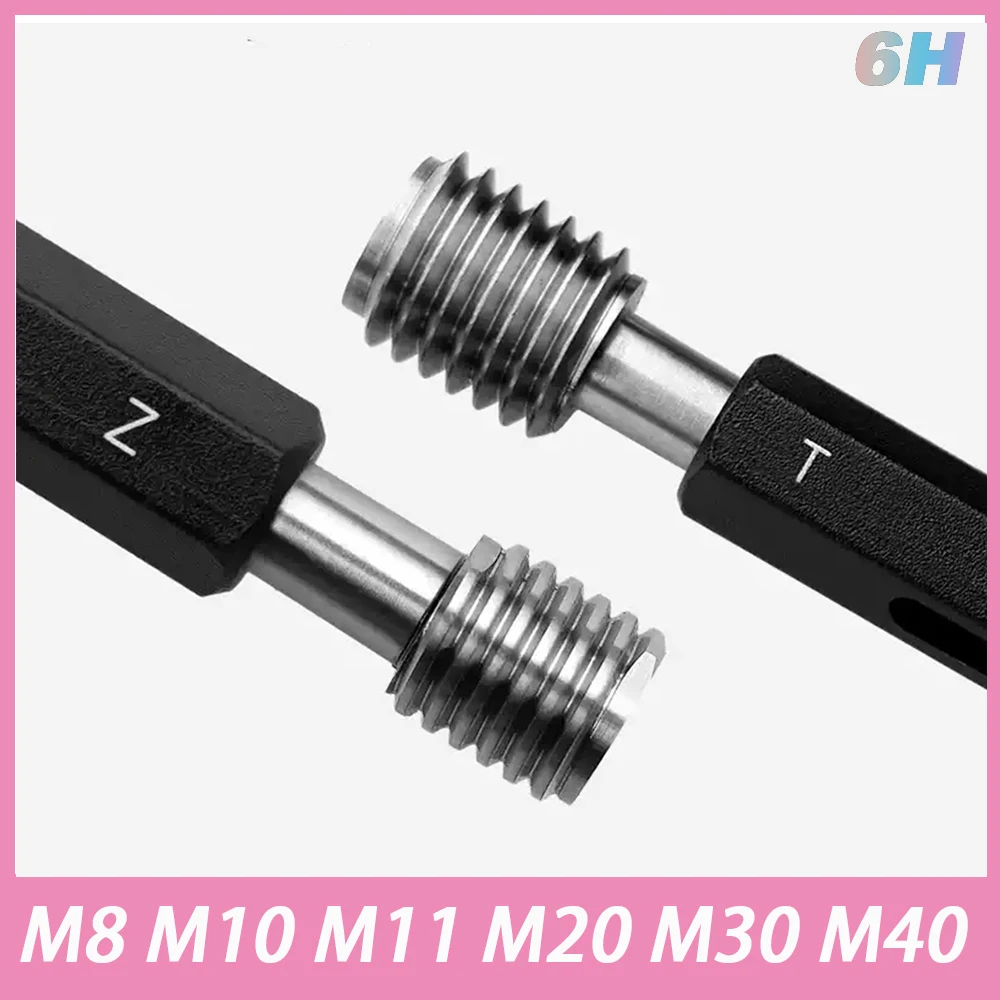 1pcs GO/NO GO Gage Metric Gauge 6H Precision Internal Screw Gage Fine M8 M10 M11 M20 M30 M40 Thread Plug Gauge High precision
1pcs GO/NO GO Gage Metric Gauge 6H Precision Internal Screw Gage Fine M8 M10 M11 M20 M30 M40 Thread Plug Gauge High precision