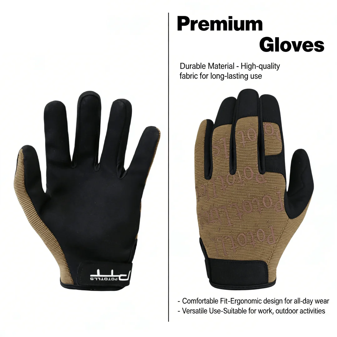 1 Pair Of All-Purpose Full Finger Gloves For Outdoor Recreation, Fitness Training, Walking, And Daily Tasks - Breathable Material With Secure Fit For Men And Women
1 Pair Of All-Purpose Full Finger Gloves For Outdoor Recreation, Fitness Training, Walking, And Daily Tasks - Breathable Material With Secure Fit For Men And Women