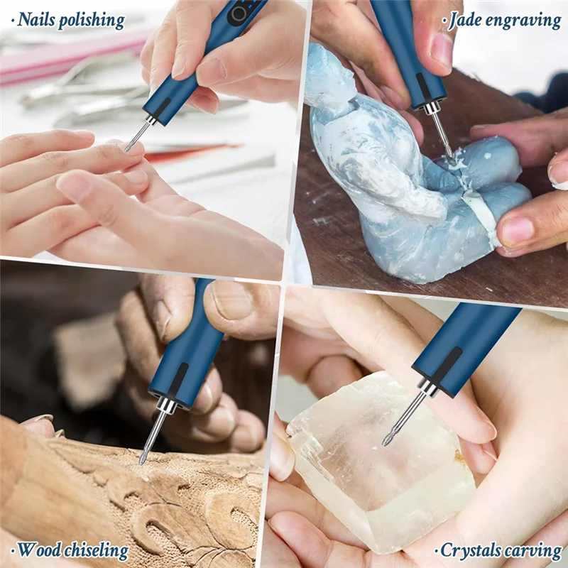 AAAC-Engraving Pen With LED Light, Electric Engraving Pen With 37 Bits, USB Rechargeable Cordless Machine, For Jewelry
AAAC-Engraving Pen With LED Light, Electric Engraving Pen With 37 Bits, USB Rechargeable Cordless Machine, For Jewelry