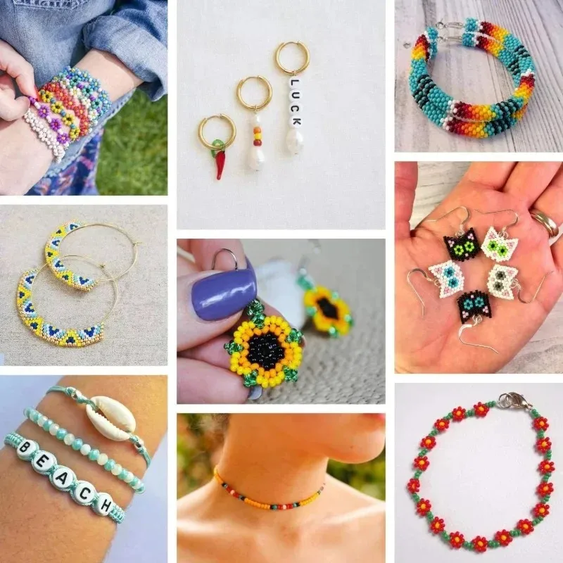 Handmade Beading Kit 3mm Baked Paint Glass Rice Beads 24 Grids Soft Clay Letter Beads DIY Bracelet Necklace Jewelry Set
Handmade Beading Kit 3mm Baked Paint Glass Rice Beads 24 Grids Soft Clay Letter Beads DIY Bracelet Necklace Jewelry Set