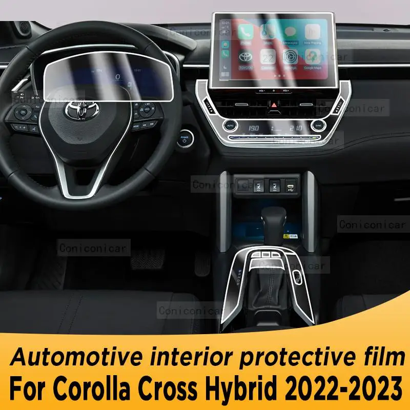 Для Corolla Cross Hybrid 2022-2023 панель коробки передач навигационный экран Автомобильный интерьер фотоэтикетка против царапин
Для Corolla Cross Hybrid 2022-2023 панель коробки передач навигационный экран Автомобильный интерьер фотоэтикетка против царапин