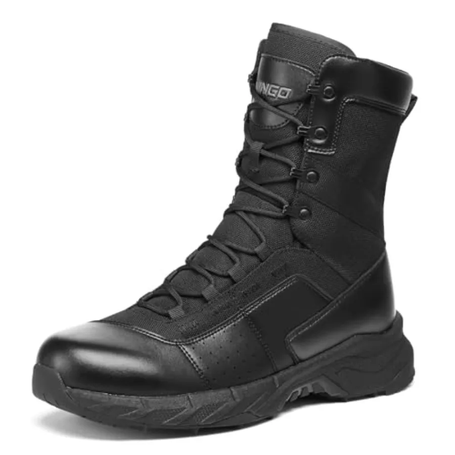 NINGO Men's Military Tactical Work Boots, Inch Lightweight Comfortable Water-Resistant Combat Boots for All Day, Non Slip Hikin
NINGO Men's Military Tactical Work Boots, Inch Lightweight Comfortable Water-Resistant Combat Boots for All Day, Non Slip Hikin