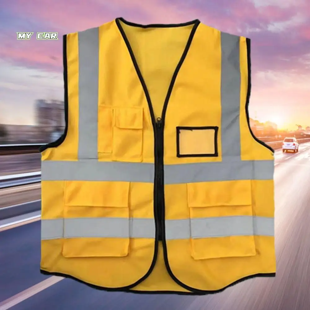 High Visibility Reflective Safety Vest Wear Resistant Breathable Traffic Waistcoat Fashion Comfortable Cycling Safe Jacket Night
High Visibility Reflective Safety Vest Wear Resistant Breathable Traffic Waistcoat Fashion Comfortable Cycling Safe Jacket Night