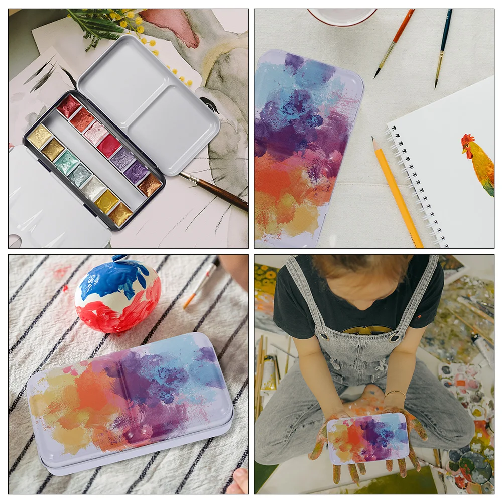Watercolor Paint Box Art Pigment Case DIY Paints Painting Tray Pp for Artist Student Travel
Watercolor Paint Box Art Pigment Case DIY Paints Painting Tray Pp for Artist Student Travel