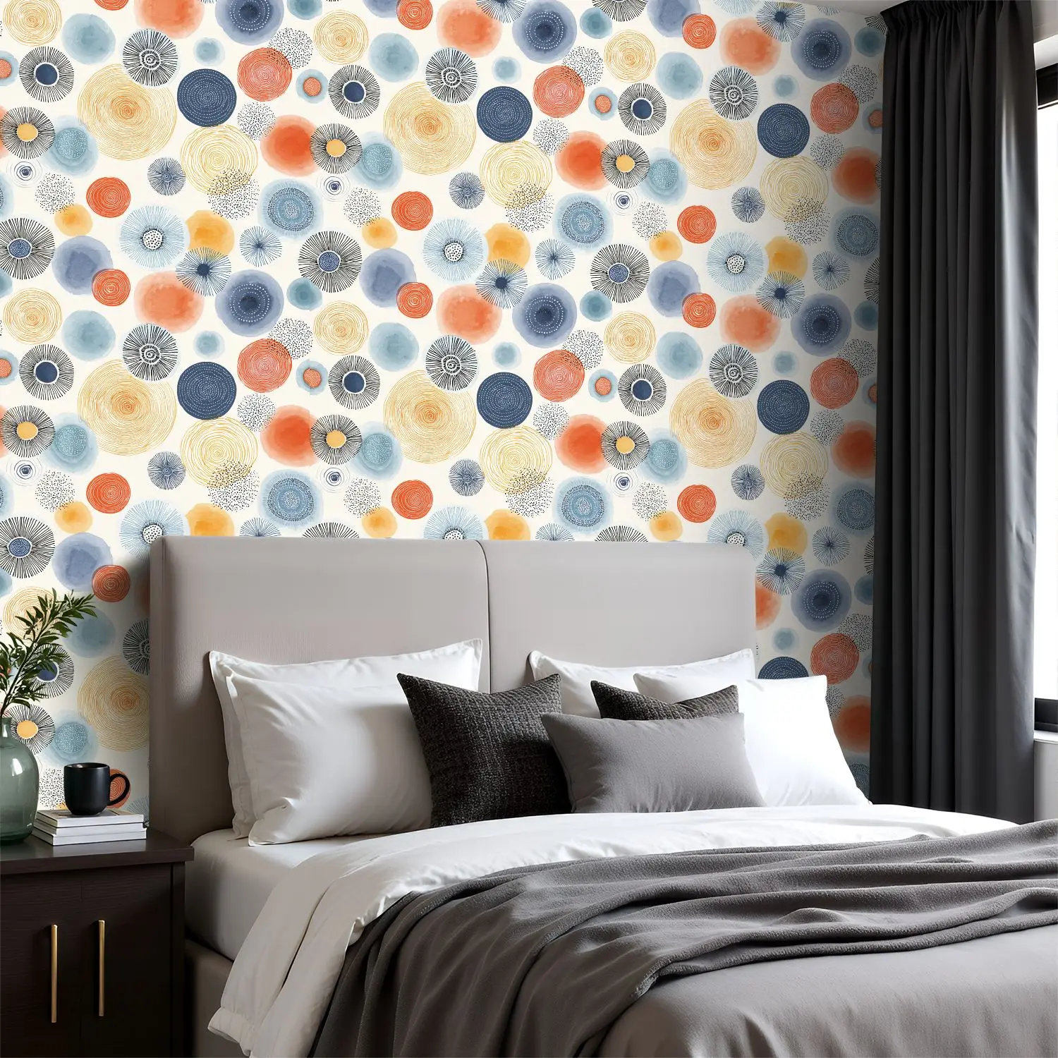 Абстрактные красочные обои в горошек с линиями 22,83 "X 118" водонепроницаемые обои для гостиной/спальни/ванной комнаты ПВХ стикер на стену 
Абстрактные красочные обои в горошек с линиями 22,83 "X 118" водонепроницаемые обои для гостиной/спальни/ванной комнаты ПВХ стикер на стену