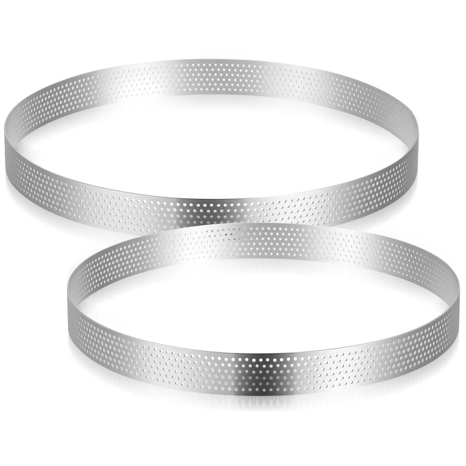 2pcs Mousse Tart Crumpet Cake Ring Stainless Steel Tart Rings Non-Stick Heat-Resistant Perforated Cake Mousse Molds Baking Tools
2pcs Mousse Tart Crumpet Cake Ring Stainless Steel Tart Rings Non-Stick Heat-Resistant Perforated Cake Mousse Molds Baking Tools