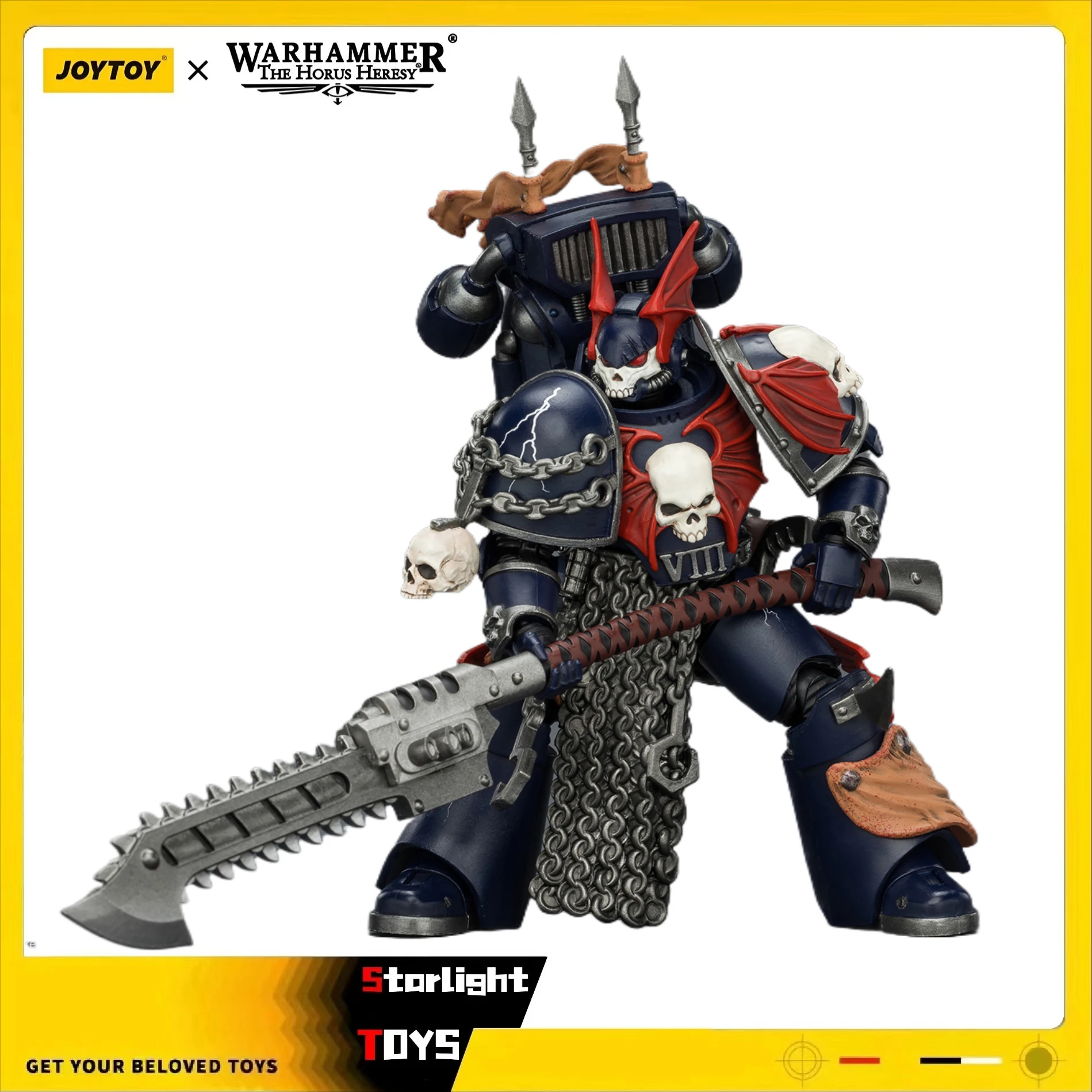 【Pre-sale】JOYTOY Warhammer 40K Night Lords Legion Praetor with Jump Pack Action Figure
【Pre-sale】JOYTOY Warhammer 40K Night Lords Legion Praetor with Jump Pack Action Figure