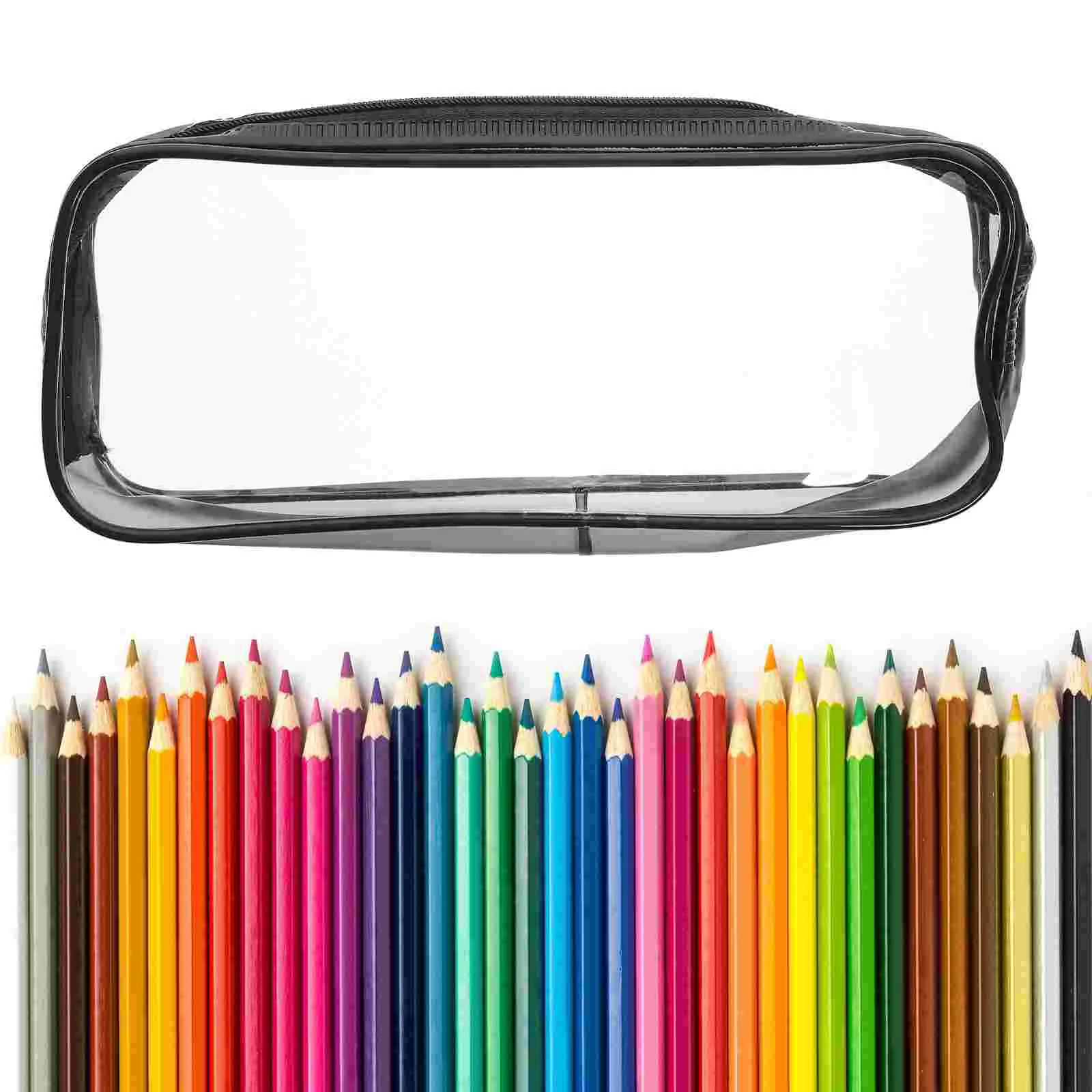 3 Pcs Transparent PVC Pen Bag Large Capacity Stationery ganizer Multi Use Travel School Supplies Storage Zipper Design
3 Pcs Transparent PVC Pen Bag Large Capacity Stationery ganizer Multi Use Travel School Supplies Storage Zipper Design