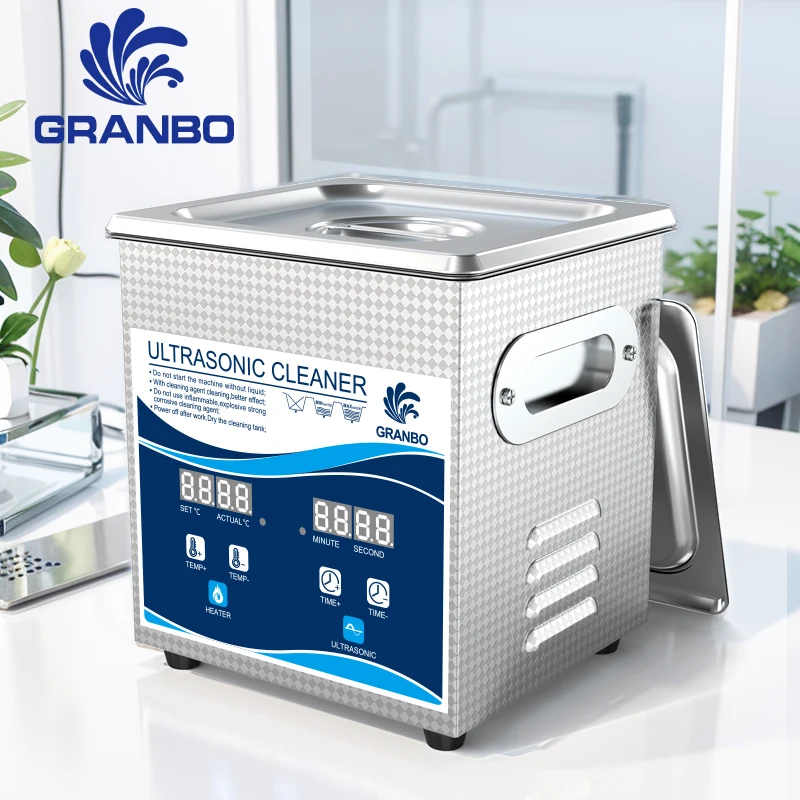 Granbosonic Ultrasonic Bath 1L 120W with Degas Heater Timer Digital Display Ultrasonic Cleaner Ultrasound Home Appliances
Granbosonic Ultrasonic Bath 1L 120W with Degas Heater Timer Digital Display Ultrasonic Cleaner Ultrasound Home Appliances