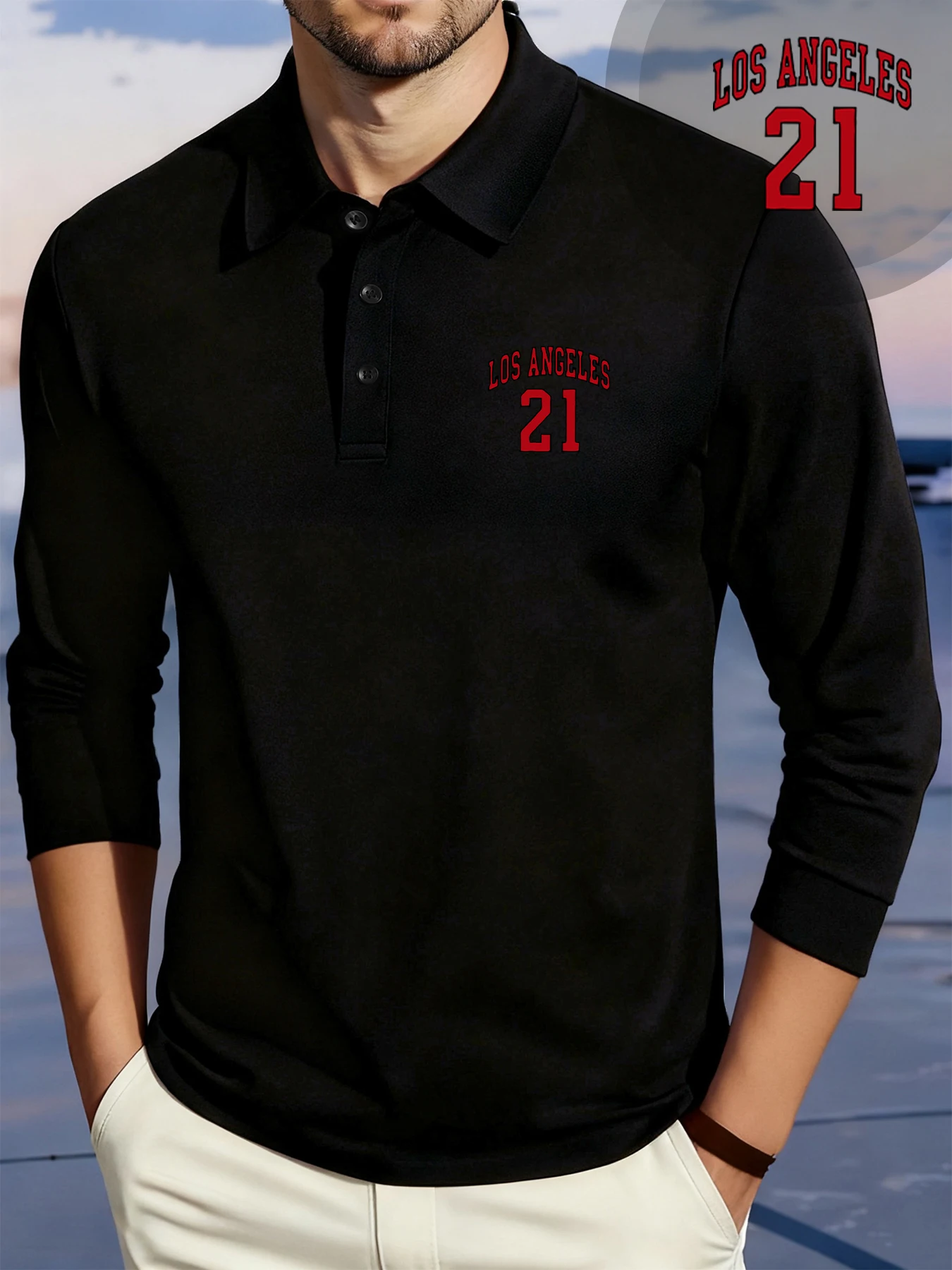 Los Angeles Number 21 Printing Mans Polo Shirt Business High Quality Shirts Lapel New Formal Dress Soft Breathable Button Tops
Los Angeles Number 21 Printing Mans Polo Shirt Business High Quality Shirts Lapel New Formal Dress Soft Breathable Button Tops