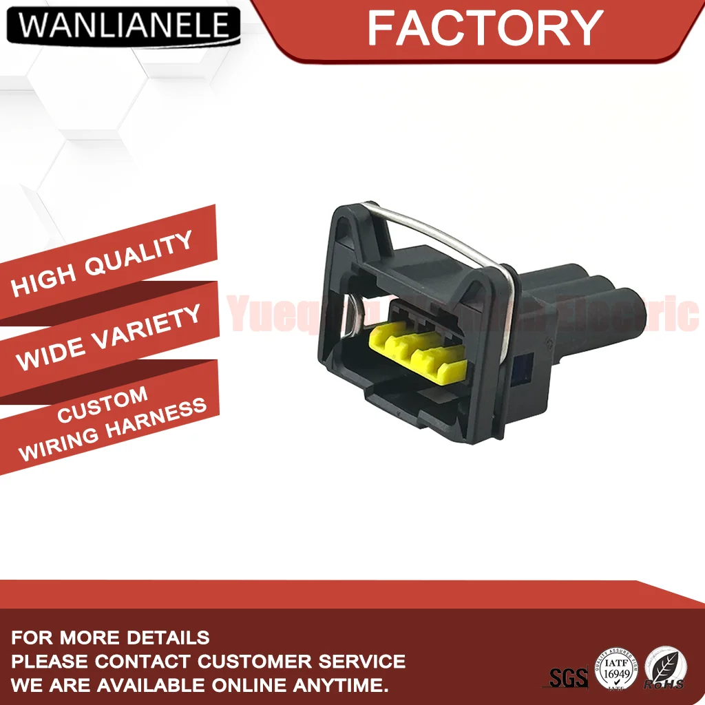50 Sets TE 368000-1 3 Pin Female Connector Housing Junior Power Timer JPT Injector 5mm Pitch Sealable PBT Black
50 Sets TE 368000-1 3 Pin Female Connector Housing Junior Power Timer JPT Injector 5mm Pitch Sealable PBT Black