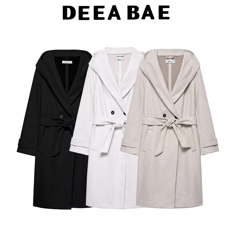 DEEABAE 2025 autumn new women's clothing high-end fashion long sleeved hooded soft hooded coat jacket
DEEABAE 2025 autumn new women's clothing high-end fashion long sleeved hooded soft hooded coat jacket