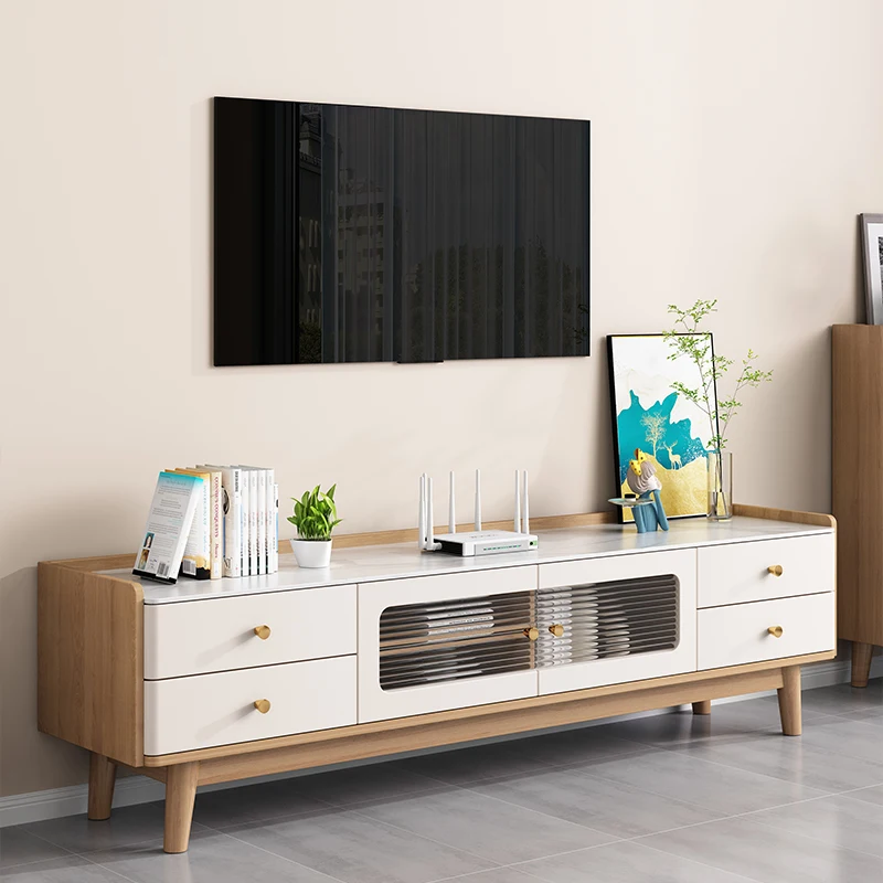 Xl Stone Plate TV Cabinet and Tea Table Combination Modern Light Luxury Solid Wood Floor Cabinet Locker
Xl Stone Plate TV Cabinet and Tea Table Combination Modern Light Luxury Solid Wood Floor Cabinet Locker