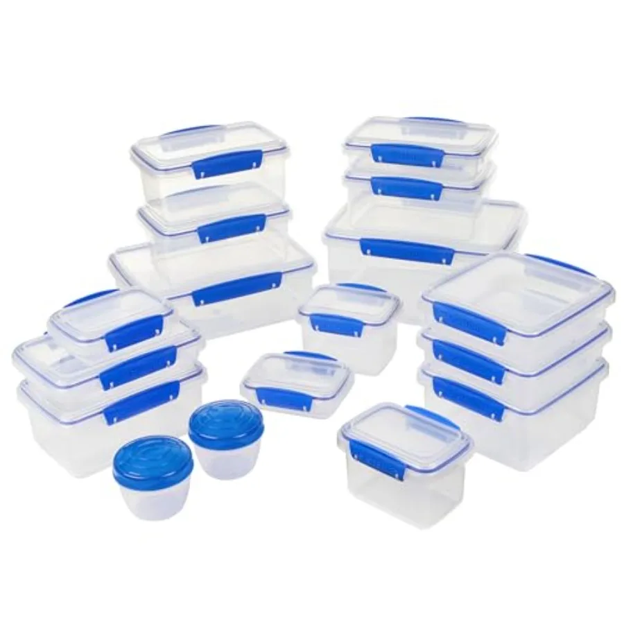KLIP IT Collection Food Storage Containers 34-Piece SetBlue
KLIP IT Collection Food Storage Containers 34-Piece SetBlue