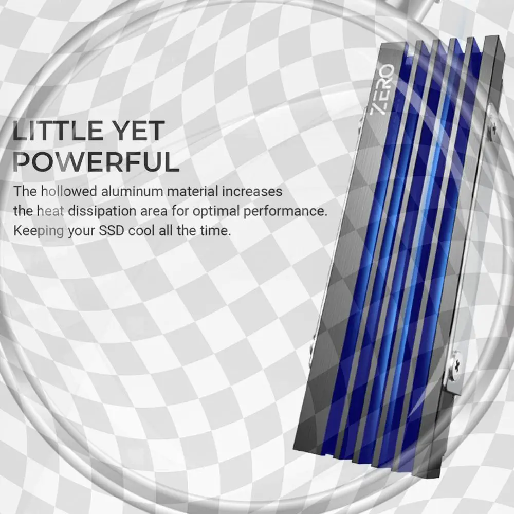 M.2 SSD Heatsink Gasket Aluminum Alloy Solid State Drive Cooler M.2 SSD Cooling Heat Sink for NVME M.2 2280 SSD
M.2 SSD Heatsink Gasket Aluminum Alloy Solid State Drive Cooler M.2 SSD Cooling Heat Sink for NVME M.2 2280 SSD