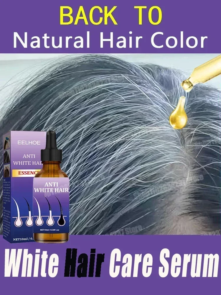 BACK TO Natural Hair Color White To Black Natural Color Repair Nourish Essence Anti-gray Anti Loss Care Men Women
BACK TO Natural Hair Color White To Black Natural Color Repair Nourish Essence Anti-gray Anti Loss Care Men Women