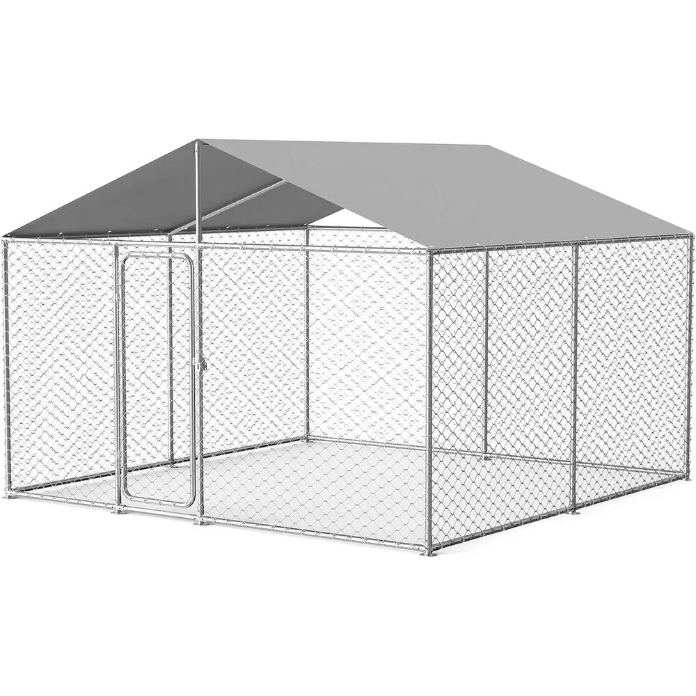 Sturdy 10x10 Outdoor Dog Pen with Roof, Weatherproof Cover & Lockable Security
Sturdy 10x10 Outdoor Dog Pen with Roof, Weatherproof Cover & Lockable Security
